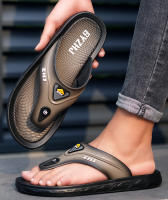 Chanclas para hombre, duraderas, antideslizantes, de suela gruesa, sandalias de playa de verano para exteriores, a la moda. - details 2