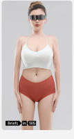 Ropa interior moldeadora de cuerpo de cintura alta, bragas de algodón para mujer, bragas transpirables de talla grande, lencería femenina sólida, 4 Uds. - details 1