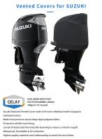 Cubiertas de ventilación personalizadas Flickermarine para motores fueraborda Suzuki 250hp DF250AP, DF300AP(2012) - details 1