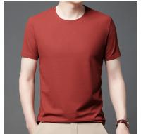 Polo de manga corta para hombre, camiseta de manga corta de algodón con cuello redondo y empalme a la moda de Polot liso con gofres, para uso diario - details 12