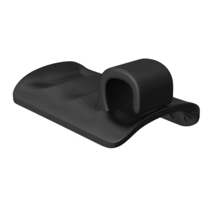 Almohadilla antideslizante para Fitness, almohadilla eléctrica para la palma, hebilla para el dedo índice, agarre ergonómico, entrenador de fuerza, silicona suave, 1 par - 1