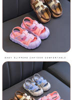 Zapatillas de verano para niños y niñas, antideslizantes, con suela suave de dibujos animados, sandalias de bebé. - details 1
