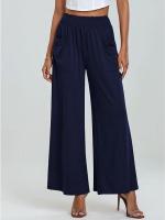Pantalones de verano para mujer con cintura elástica, bolsillos, estilo chic y elegante - details 8