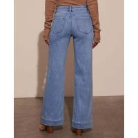 Jeans para Mujer Cintura Alta Pierna Recta Estilo Haraku Elegante - details 12