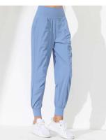 Pantalones de Yoga para Mujer de Secado Rápido Suelto, Cansado, Plisado, Bolsillos, Para Correr, Capris, Pantalones Deportivos - details 8