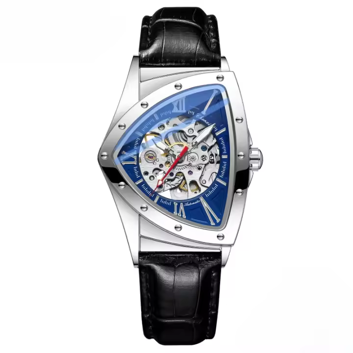Reloj para hombre, reloj mecánico nuevo, reloj impermeable luminoso y hueco para hombre - 1