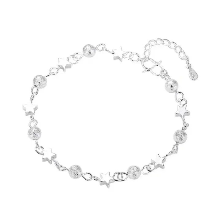 Pulsera para Mujer, Plata 925, XO, moda coreana, Fiesta, Boda - 1