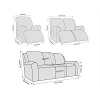 Funda Elástica para Sofá Diseño Estampado Protector para Sofá y Sillón Relajante - details 2