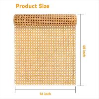Malla de Ratán Natural de 16 Pulgadas de Ancho y 40 Pulgadas de Largo (3.3 Pies), Rollos de Malla de Ratán para Muebles, Sillas, Armarios, Techos - details 3