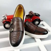 Otoño nuevas de cuero antideslizantes zapatos sociales, moda versátil de estilista británico, zapatos formales de boda Oxford para hombres - details 12