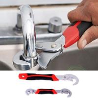 Llave extractora de tornillos de acero con alto contenido de carbono, llave automática rápida antideslizante multifuncional, llave de tubo ajustable duradera - details 10