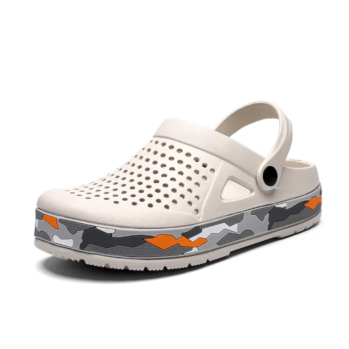Gran oferta de zuecos de Marca, sandalias para hombre, Zapatos informales, sandalias de EVA, Zapatos Coloridos Unisex para zapatillas de Playa de Verano - 1