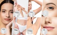 Depiladora facial 7 en 1 y recortadora de vello de bikini para mujeres Afeitadora eléctrica indolora para la nariz, cejas, púbico, maquinilla de afeitar reemplazable, afeitadora eléctrica impermeable, kit de aseo para mujeres - details 3