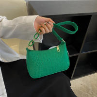 Bolso de mano cuadrado pequeño para mujer, diseño de fieltro para las axilas, moderno, para Debo de la Media Luna - details 6