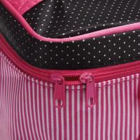 Bolsas de Maquillaje a Rayas con Lazo Neceser de Viaje para Mujer Organizador de Aseo de Belleza - details 6