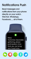 Reloj inteligente W27 Pro, dispositivo con Bluetooth, llamadas, detección de frecuencia cardíaca, notificación de mensajes, bloqueo de contraseña, pantalla - details 9