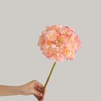 Ramo de hortensias de tela de seda DIY, paquete de flores artificiales Retro Vintage, decoración de boda de flores falsas - details 24