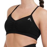 Bralette de tirantes sin esfuerzo para mujer, ropa interior deportiva de LICRA sin costuras, elástica, transpirable, mejora el pecho, ocio - details 11