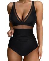 Traje de Baño de Malla Estilo Tanga 2024 Control de Barriga Traje de Baño de Playa Retrocedible - details 20