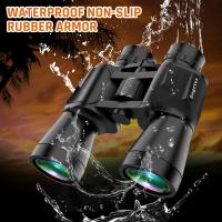 Prismáticos militares de alta potencia para adultos, binoculares de visión nocturna con poca luz, HD compacto profesional/Diario, impermeables para observación de aves, caza/viajes/al aire libre, 20x50 - details 3
