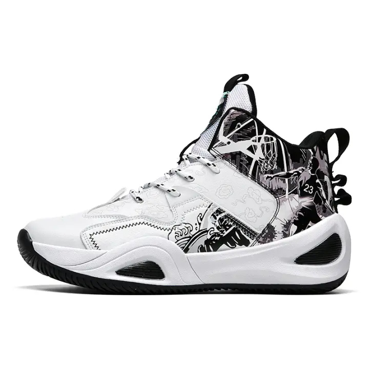 Zapatos de baloncesto para hombre y mujer, zapatillas de deporte Unisex transpirables antideslizantes a la moda para actividades al aire libre - 1