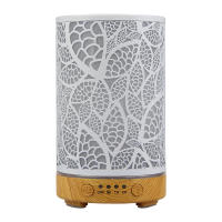 Humidificador de Aire Ultrasonido 100ml con Patrón de Hoja Essential Oil Diffusión Aromaterapia Luz LED de 7 Colores Regulador de Humedad para Habitaciones Menos de 30 Metros Cuadrados Fabricado en China - details 0