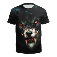 Nueva camiseta 3D de manga corta para hombre, camiseta de león con estampado digital, jersey deportivo de manga corta. - details 1