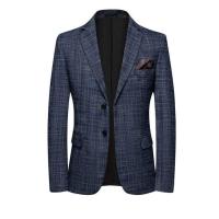 Chaqueta de traje de hombre de estilo británico informal de negocios de moda atractiva de alta calidad - details 1