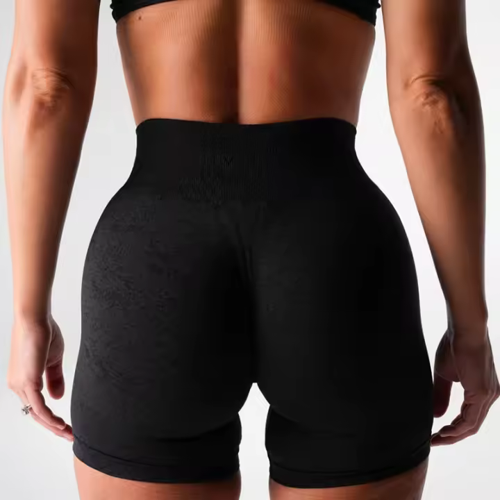 NVGTN pantalones cortos digitales sin costuras para mujer, mallas suaves de entrenamiento, trajes de Fitness, licra, Yoga, ropa de gimnasio - 1