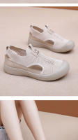 Zapatos de las mujeres 2025 de suela suave sin pies cansados ​​zapatos transpirables de las mujeres zapatos de primavera y otoño nuevos zapatos de plataforma de un pedal zapatos perezosos de las mujeres - details 2