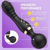 Leten-vibrador de varita mágica AV potente de 20 velocidades, estimulador de clítoris, masajeador de punto G, juguetes para adultos, producto sexual erótico femenino - details 4