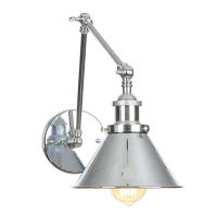Lámpara de pared de estilo europeo, candelabro de estilo nórdico Vintage cromado, luces LED para sala de estar, dormitorio y baño - details 1