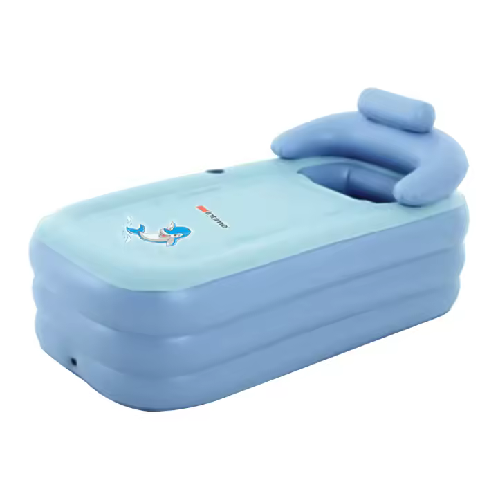 Bañera inflable plegable para adultos, bañera portátil de viaje, Spa caliente, 187 libras - 1