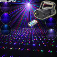 Proyector de Patrón de Estrellas RGB Láser MINI REMOTE ESHINY para Disco DJ Baile Fiesta de Navidad con Efecto de Luz N6T179 - details 2