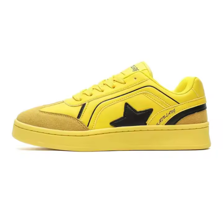 Zapatos casuales de mujer de cuero de gamuza de skate para hombre - 1