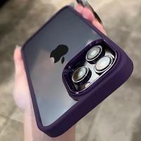 Funda de Metal con Marco para iPhone Cubierta Suave de Acrílico Transparente a Prueba de Golpes - details 8