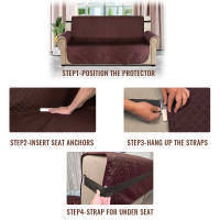 Cubierta de sofá reclinable para niños y perros  (76x230cm) protector de columpio inverso resistente al agua para sala de estar hecho de poliéster - details 5