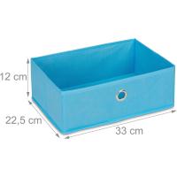 Estantería de Juguetes para Niños 2 Cajas, 3 Bolsas de Tela Mueble de Libros en Colores Vibrantes - details 4