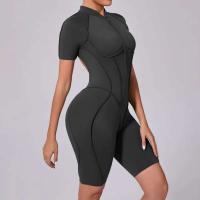 Monos Deportivos de Yoga Fiess Mangas Cortas, Espalda Abierta, Talla Única para Mujeres - details 26