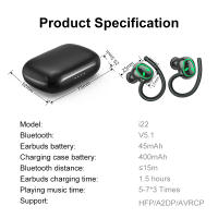 Auriculares Hi-Fi 9D con Bluetooth 5,1, cascos inalámbricos impermeables IPX5 con cancelación de ruido, Control táctil y llamada HD - details 10
