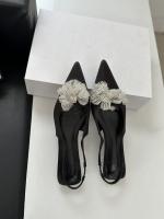 Nuevas Sandalias de Flores con Diamantes de Imitación Estilo de Hada, Viento, Tacón Grueso, Bolsa, Cabeza, Zapatos Individuales Vacíos - details 28