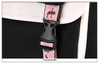 Mochila para Niñas  Mochila de Día al Aire Libre con Puerto de Carga USB 21 Litros Negro Rosa - details 25