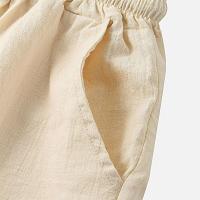 Pantalones cortos elásticos de color liso para hombre, pantalones deportivos de algodón o pantalones para correr, ropa deportiva para hombre - details 8