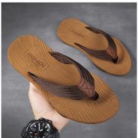 Chanclas de marca de alta calidad a la moda para hombre, chanclas de playa de verano, zapatillas de playa gruesas transpirables informales para hombre al aire libre - details 9