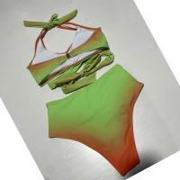 Bikini nuevo sexy traje de baño de mujer con tirantes cruzados tipo halter - details 8