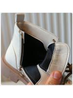 Botas de cuero bordadas para niños y niñas, botines de princesa versátiles, diseño a la moda, otoño - details 7
