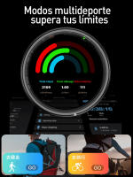 Anillo inteligente SANLEPUS con pantalla OLED: rastrea pasos, frecuencia cardíaca, calorías, sueño y estrés las 24 horas, los 7 días de la semana |   Resistencia al agua hasta 5 ATM |   Carga inalámbrica + aplicación QRing para iOS/Android - details 7