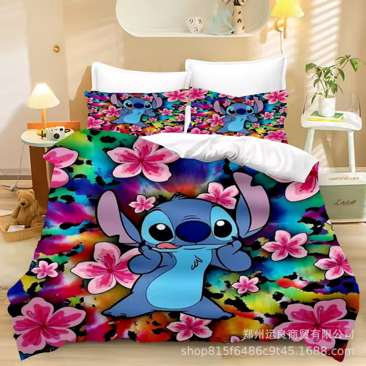 Conjuntos de Ropa de Cama de Dibujo Animado Cubierta de Cama con Almohada - 1