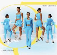 Conjunto de Yoga para Mujeres Ouwu Ropa de Entrenamiento de Manga Larga - details 0
