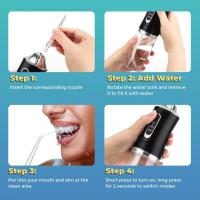 Irrigador dental de agua para limpieza de dientes,3 modos, irrigador oral recargable, PX7 impermeable,para niños y adultos - details 6